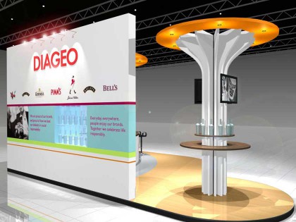 Diageo Stand for CBI Exhibition